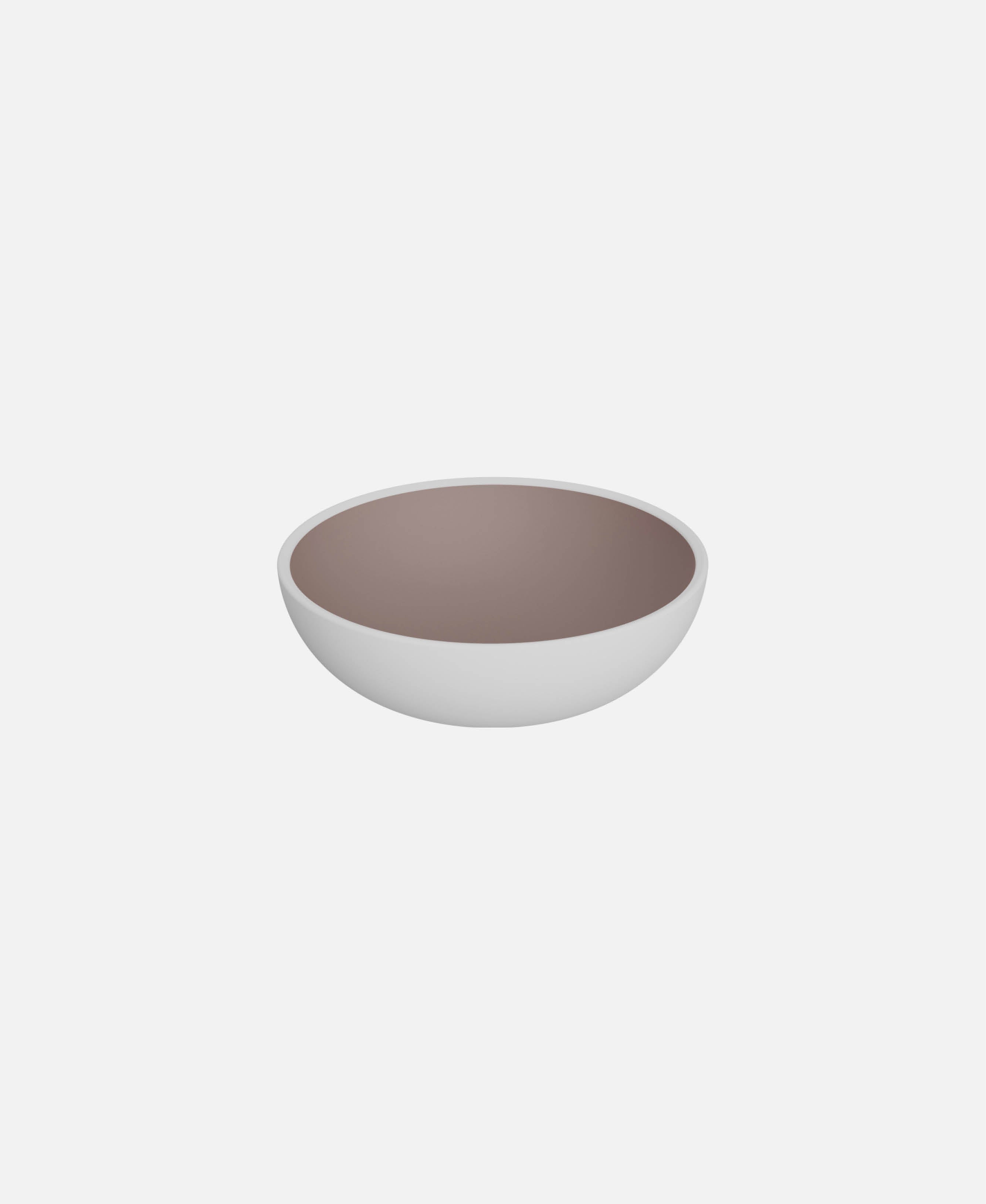 Trafalgar Bowl - White / Taupe