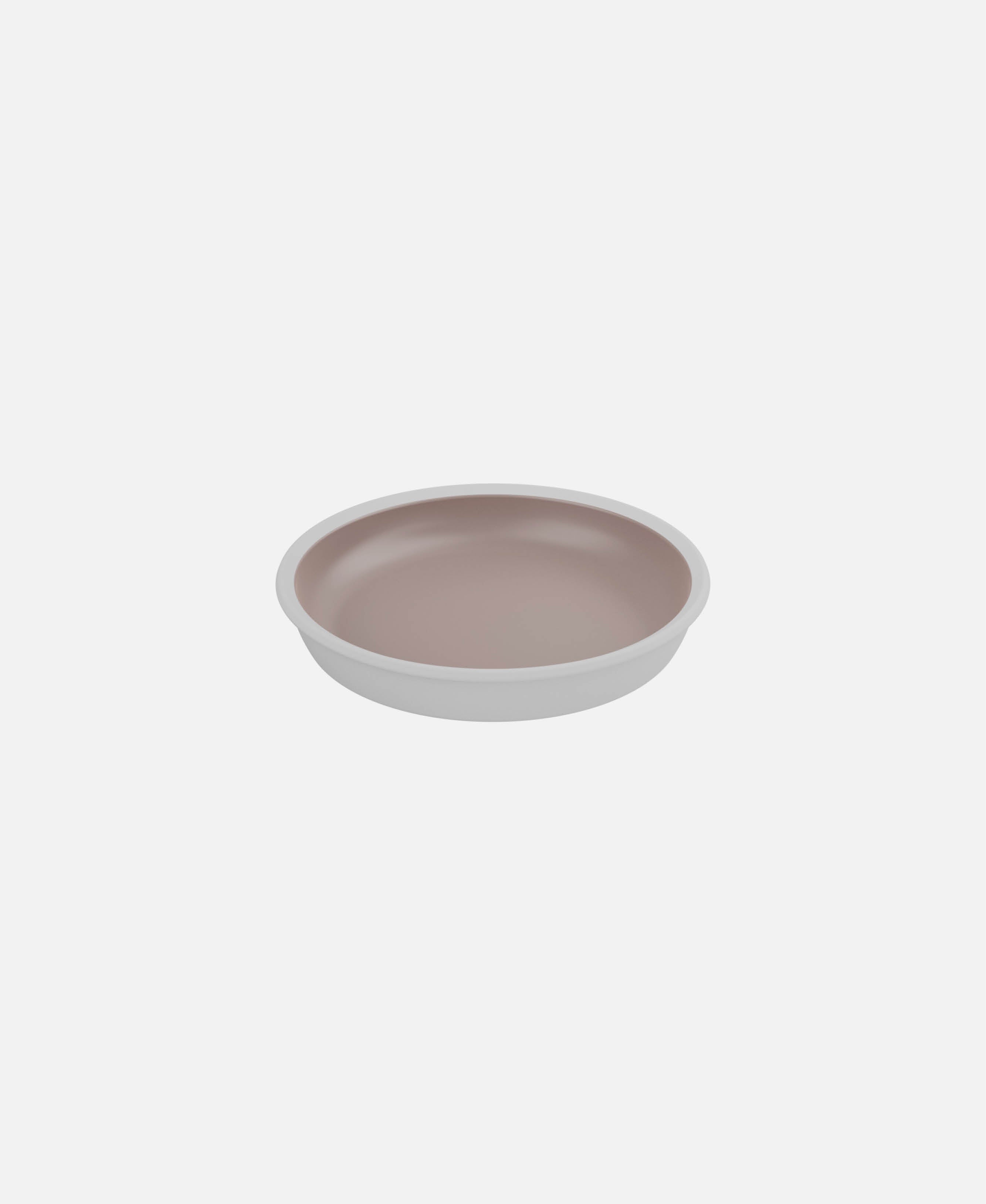 Trafalgar Insert Plate - White / Taupe