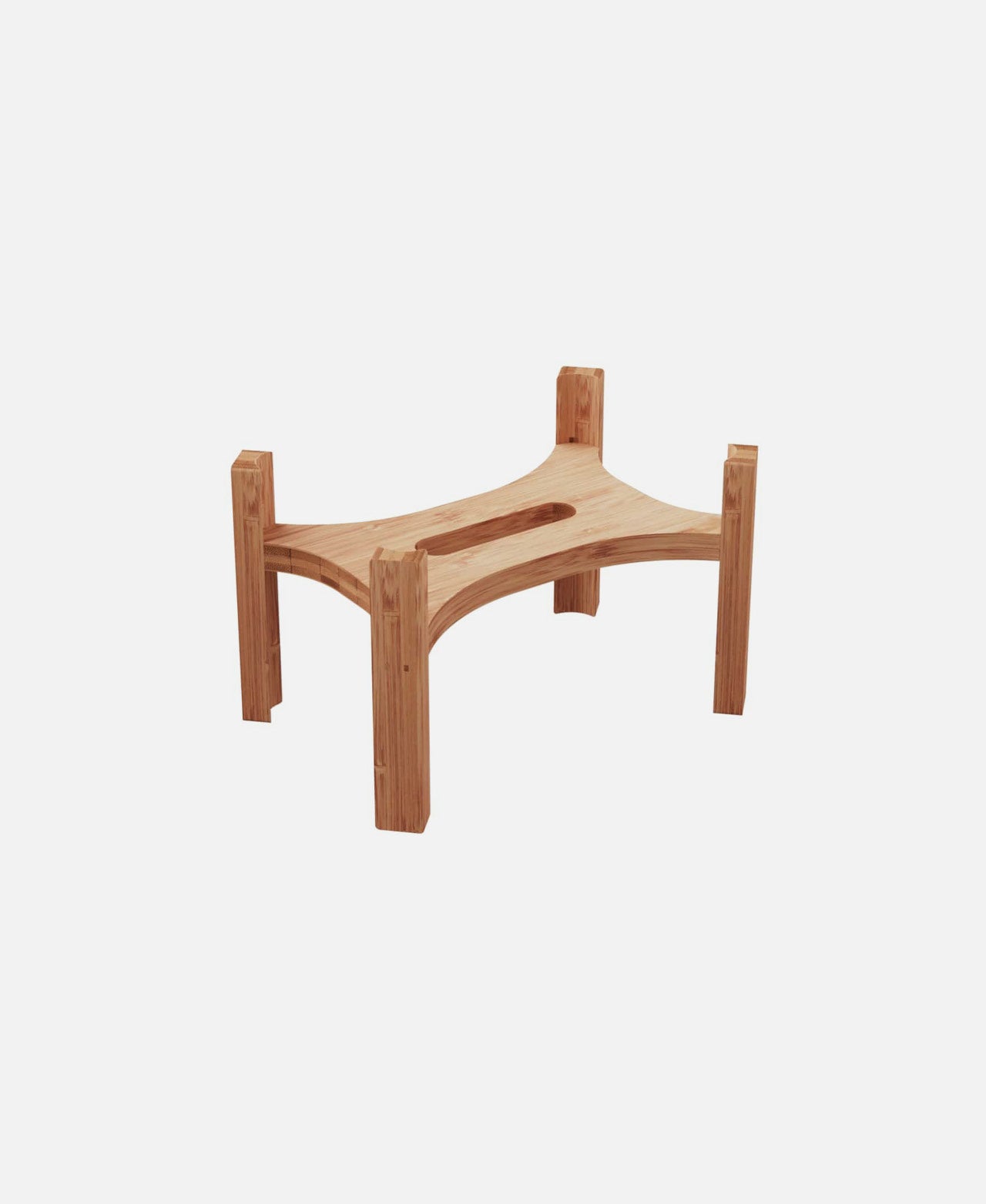 Nimble Rectangular Booster Seat - Wood