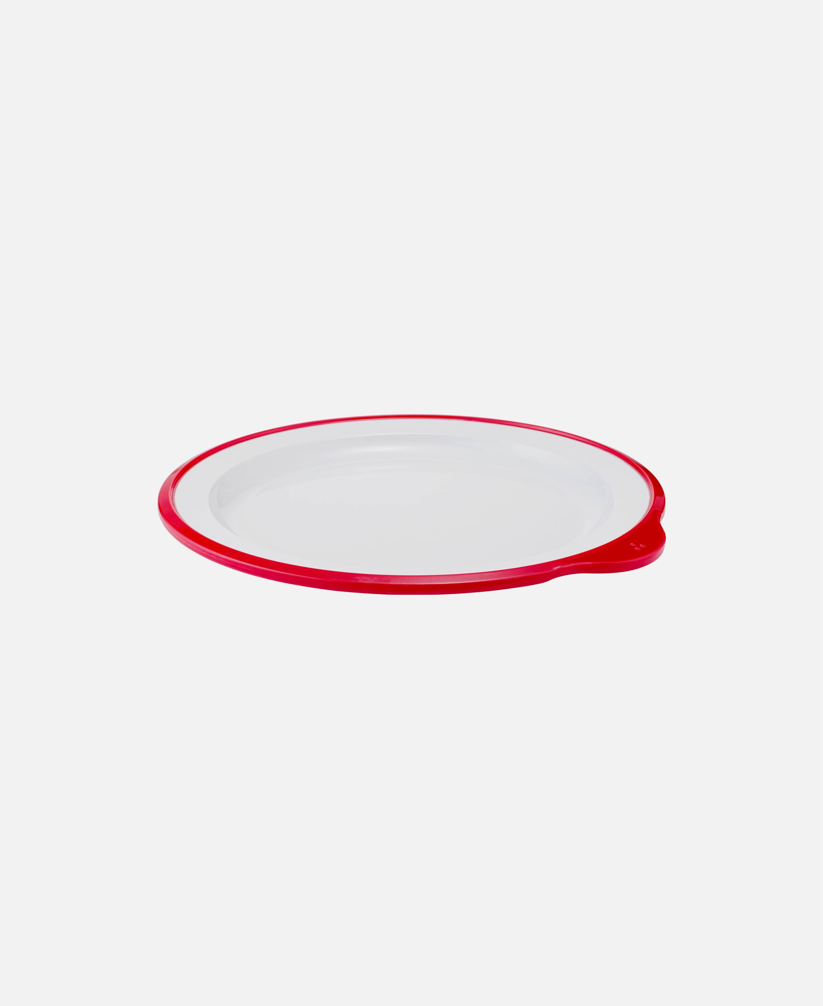 Omni Plate - White/Red