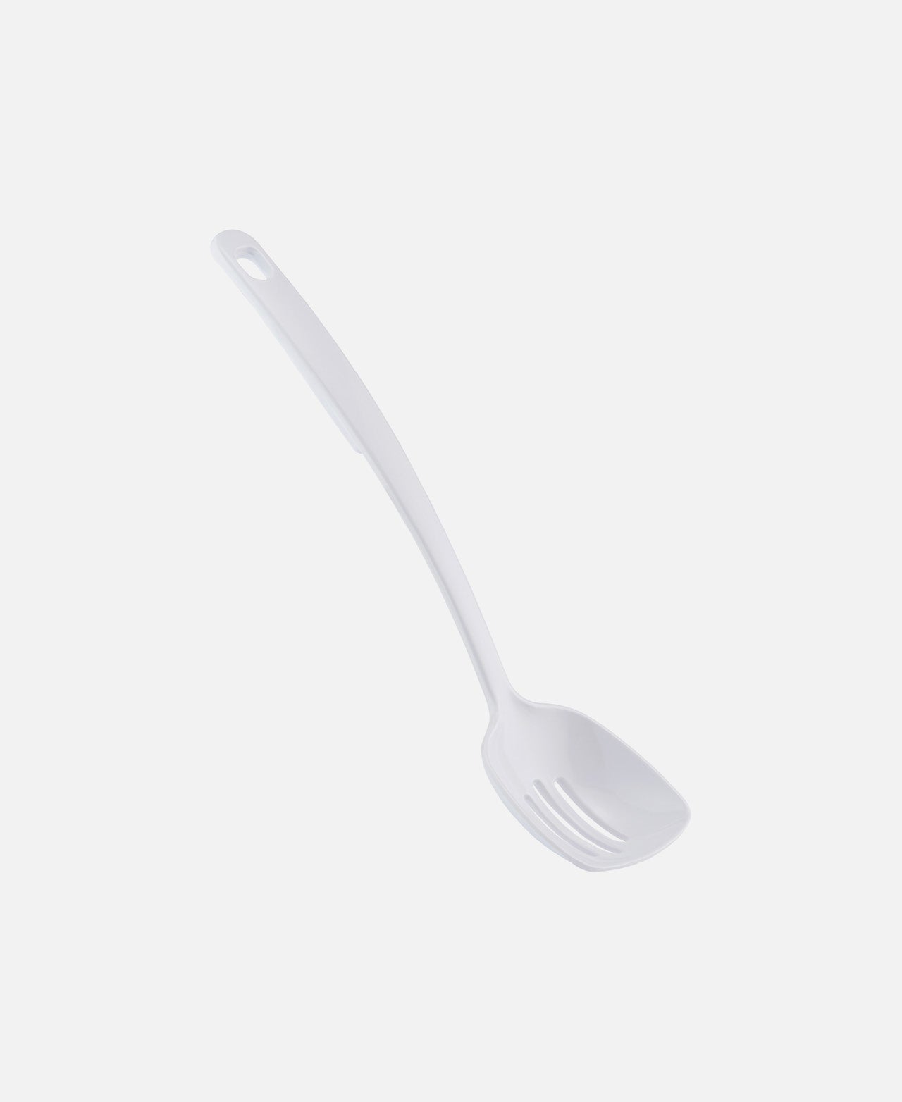 Notched Serving Spoon - White