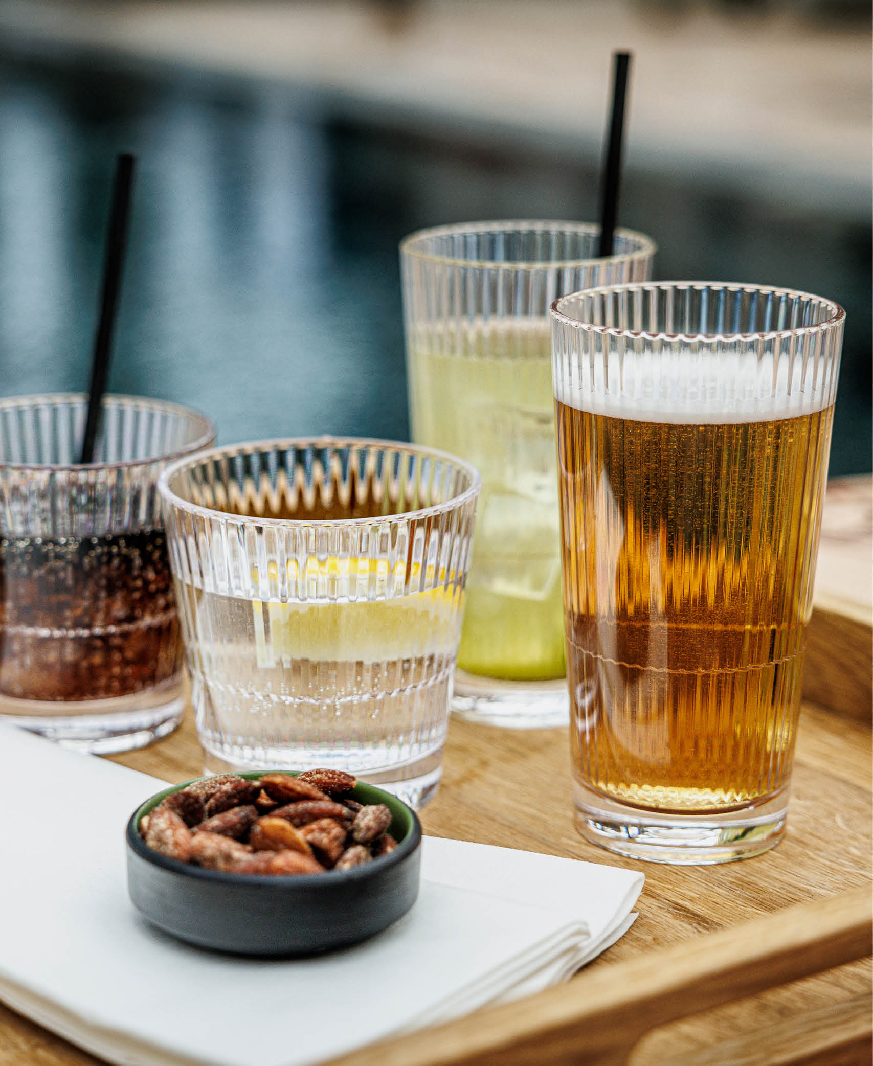 Vaso High Ball Stripe - Transparente