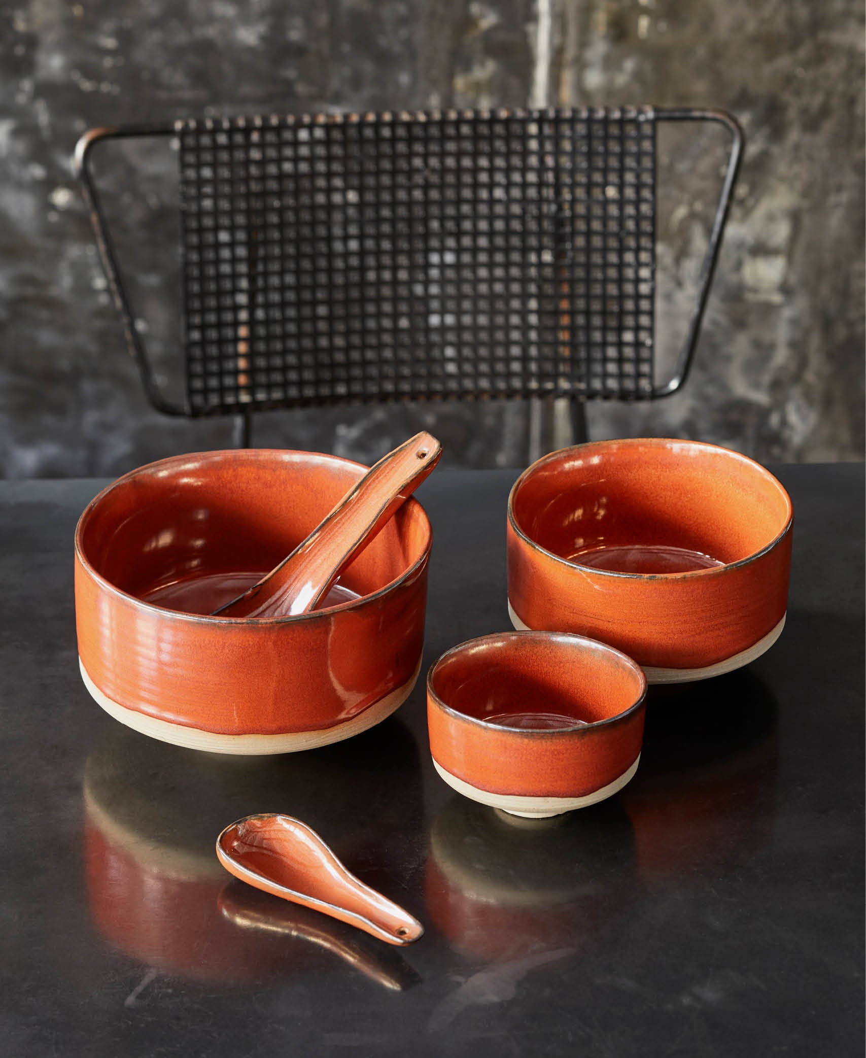 Bol recto Merci Meal X 3 - Rojo