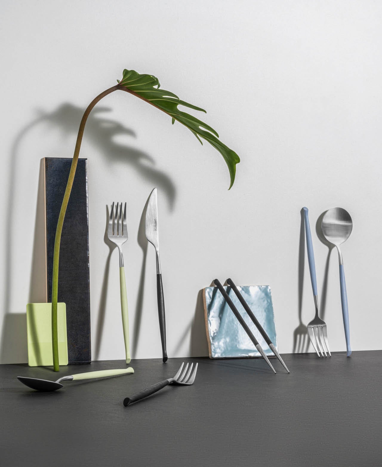 Tenedor Mesa Wave - Negro
