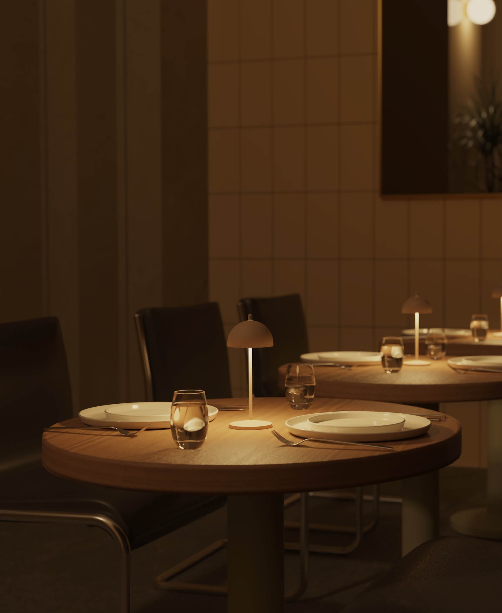 Lámpara LED Mesa Yuyu Alice - Beige