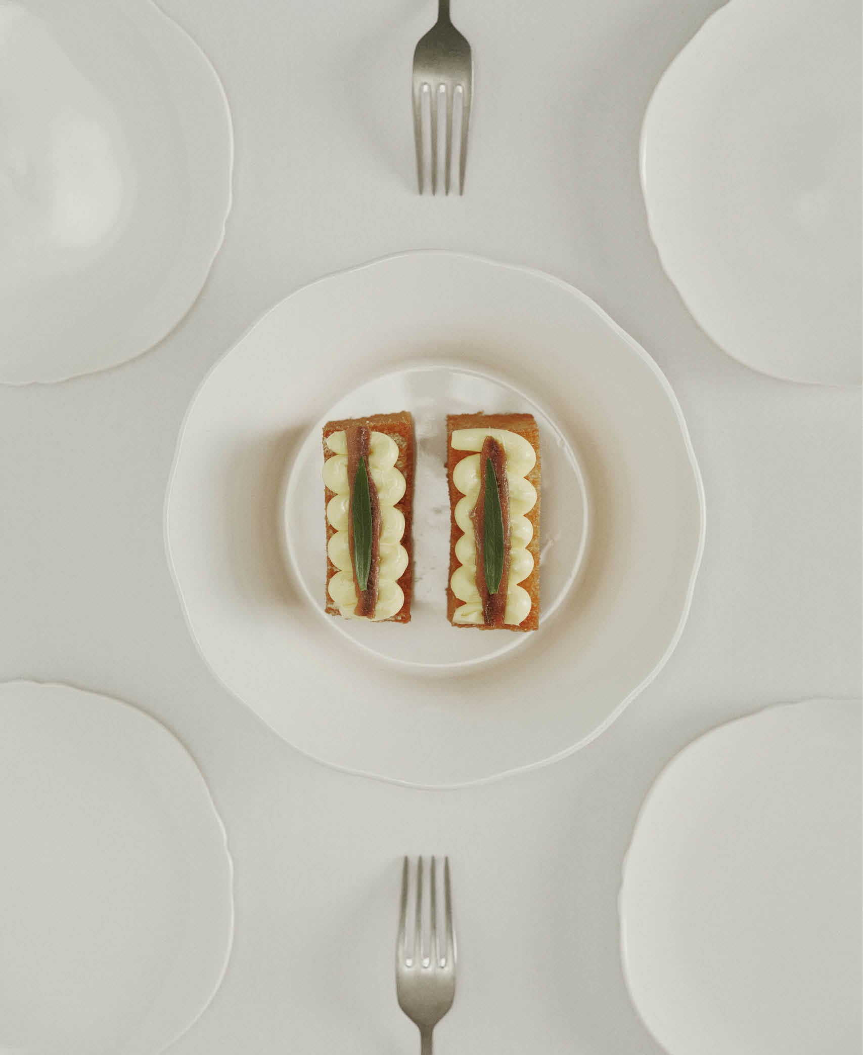 Plato alto side Silhouette - Blanco