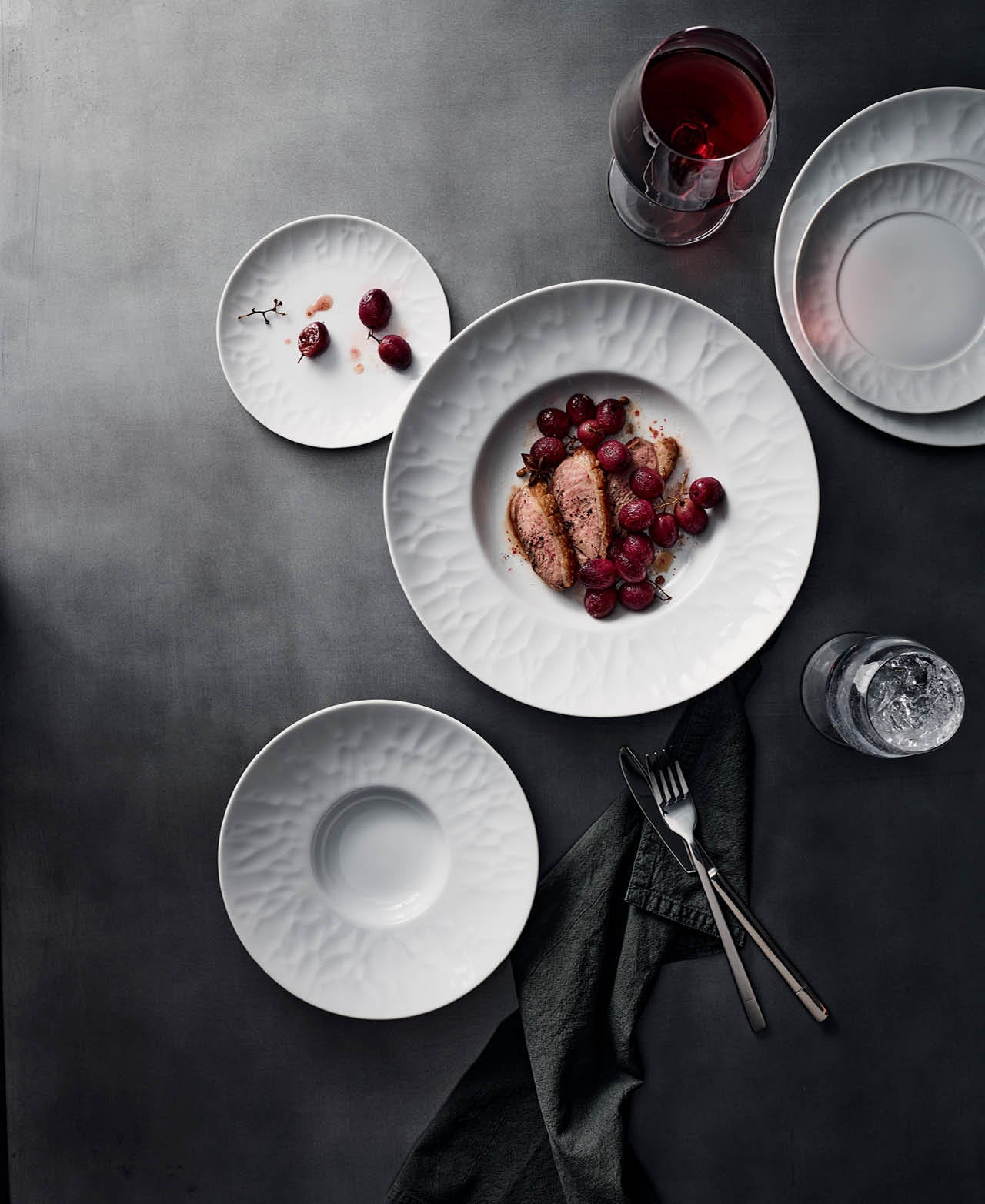 Plato Hondo Atelier - Blanco