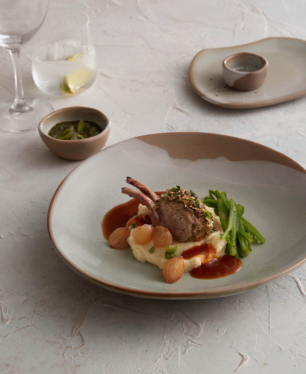 Plato Hondo Forager - Crema