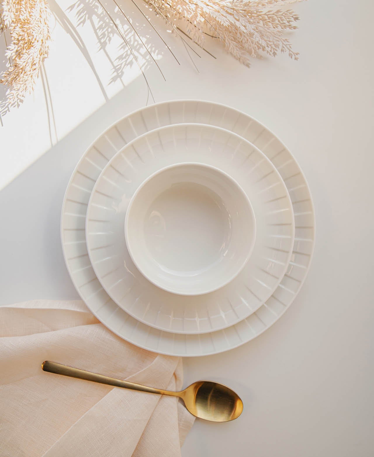 Plato Llano Ykoa - Blanco