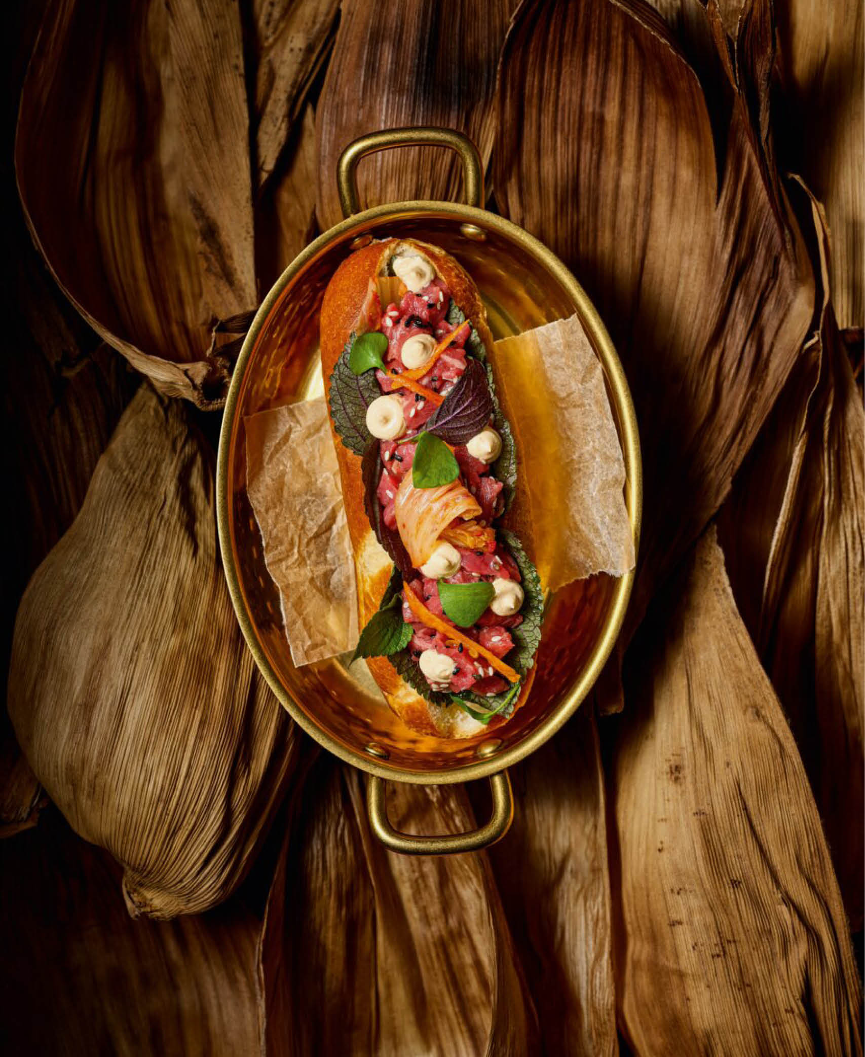 Sartén ovalada Spotlights - Dorado