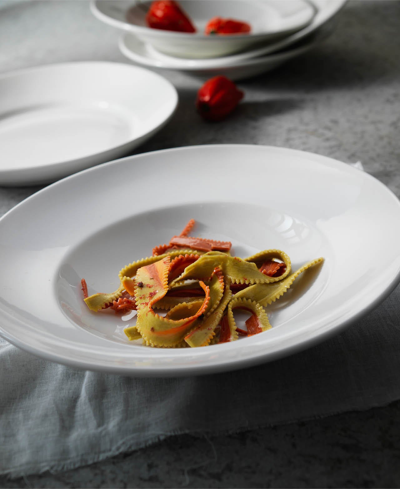 Simplicity Pasta Plate - White