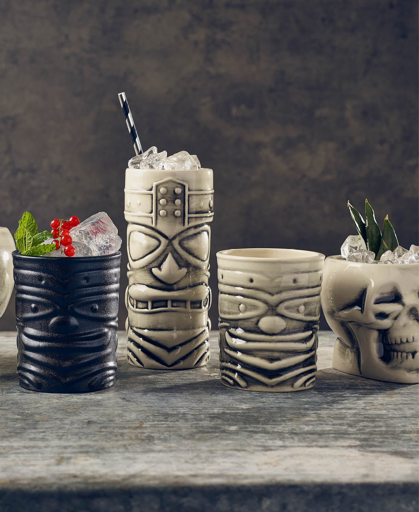 Tiki Mug  - Blanco