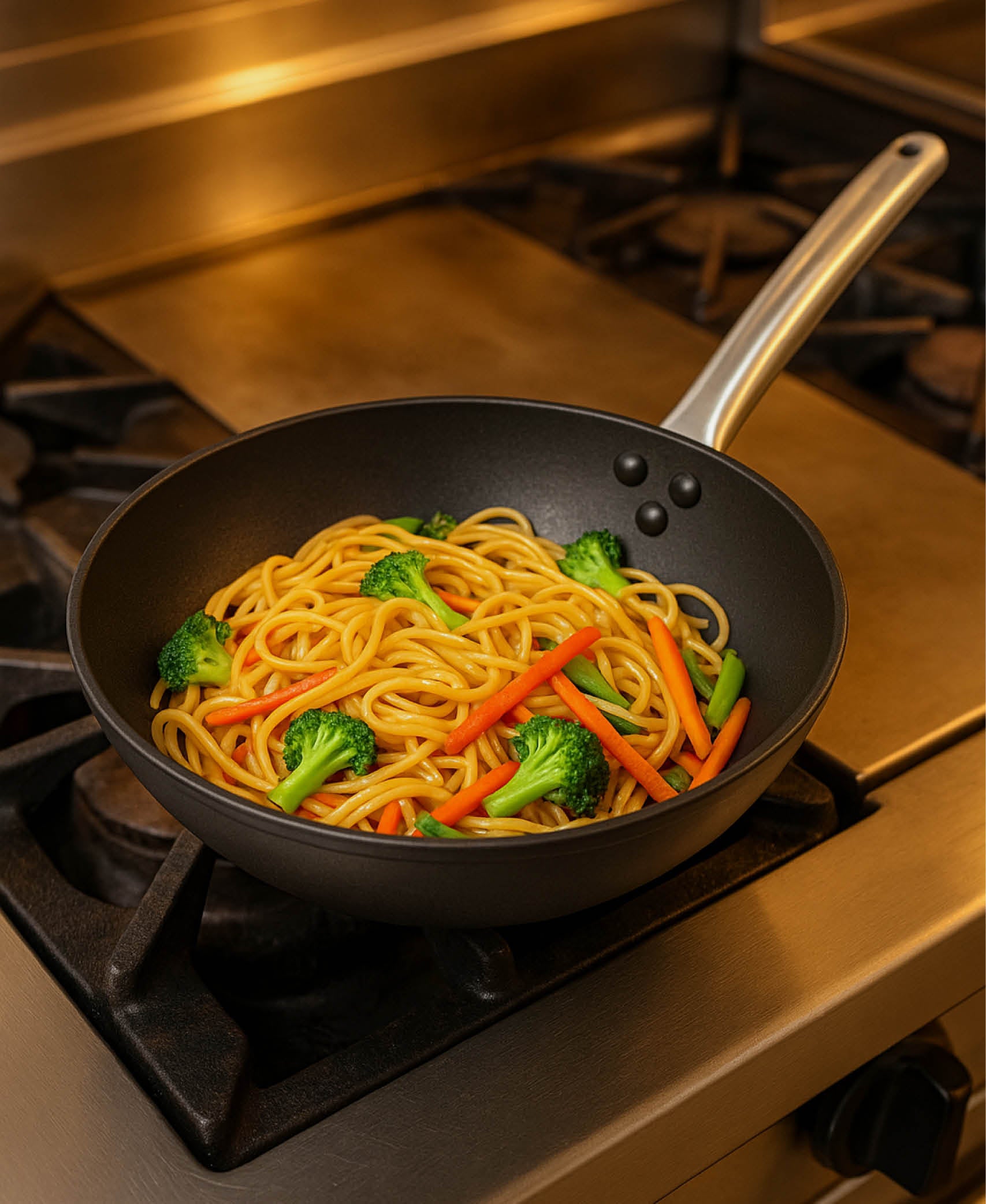 Wok antiadherente Black Pro - Negro