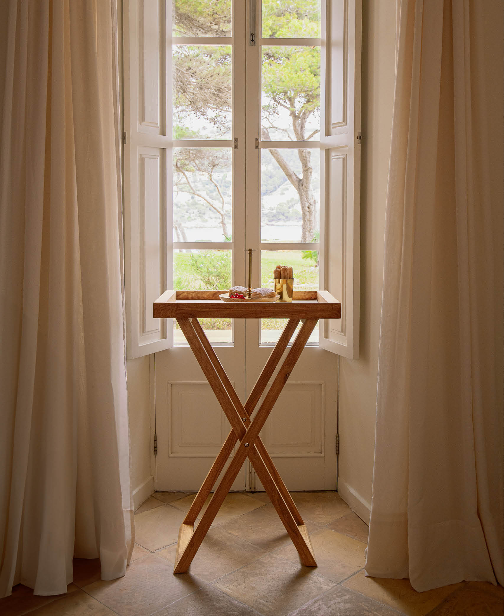 Soporte Bandeja Bonsai - Roble