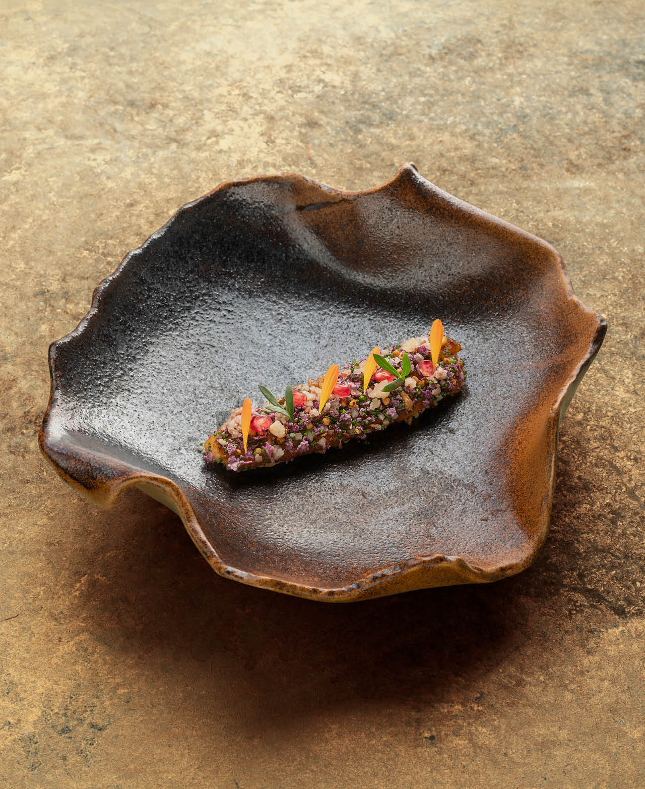 Plato Plegado - Marrón