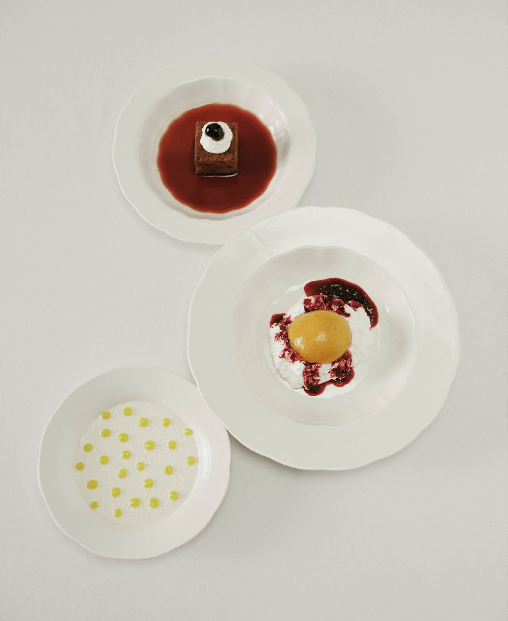 Plato alto Silhouette - Blanco